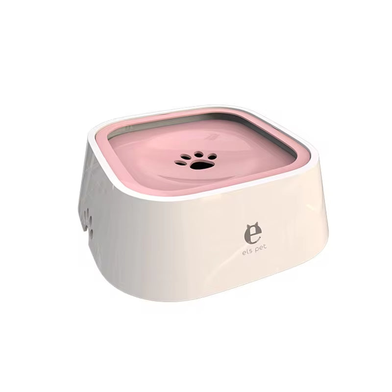 Spill-Proof Floating Dog Water Bowl - Non-Wetting Cat Drinking Dispenser