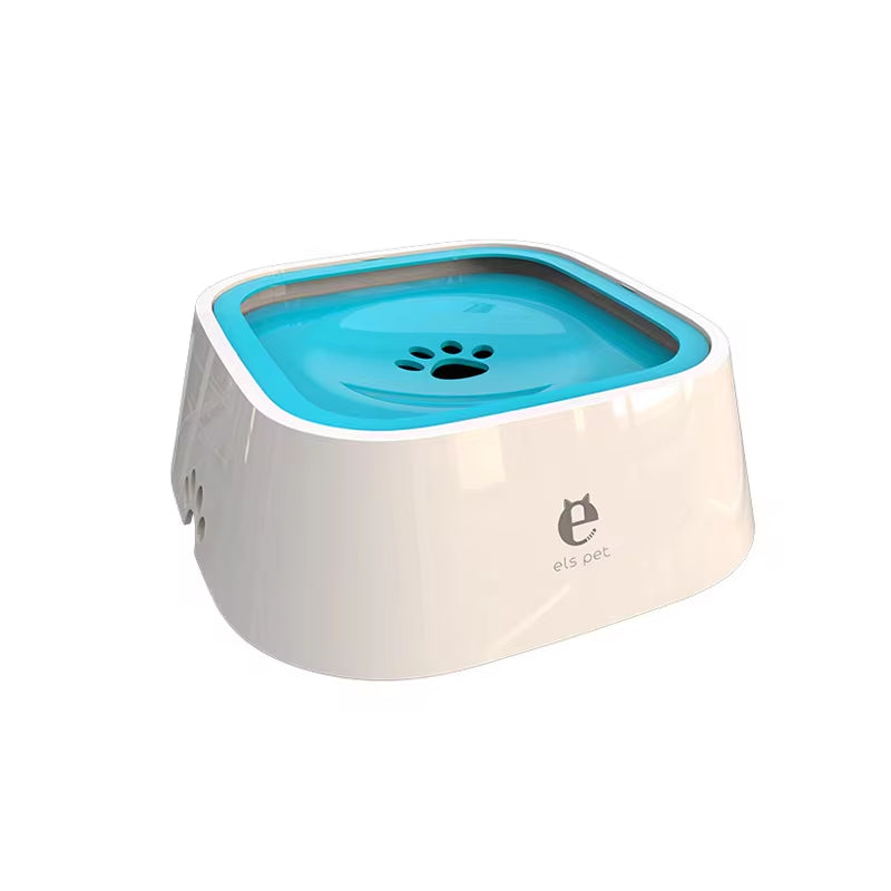 Spill-Proof Floating Dog Water Bowl - Non-Wetting Cat Drinking Dispenser