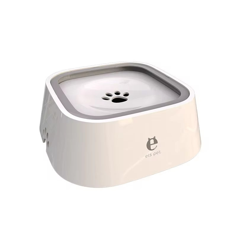 Spill-Proof Floating Dog Water Bowl - Non-Wetting Cat Drinking Dispenser